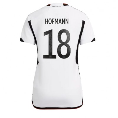 Camisa de Futebol Alemanha Jonas Hofmann #18 Equipamento Principal Mulheres Mundo 2022 Manga Curta